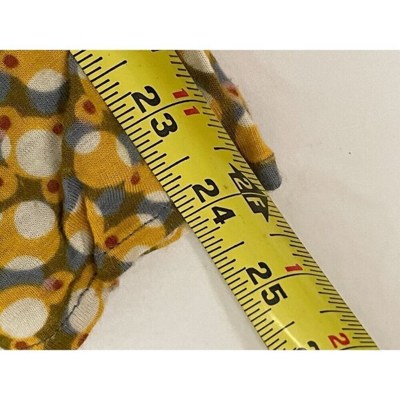 Anthropologie Meadow Rue XS Women's Funky Polka Dot Pattern Blouse With Keyhole - Picture 5 of 5